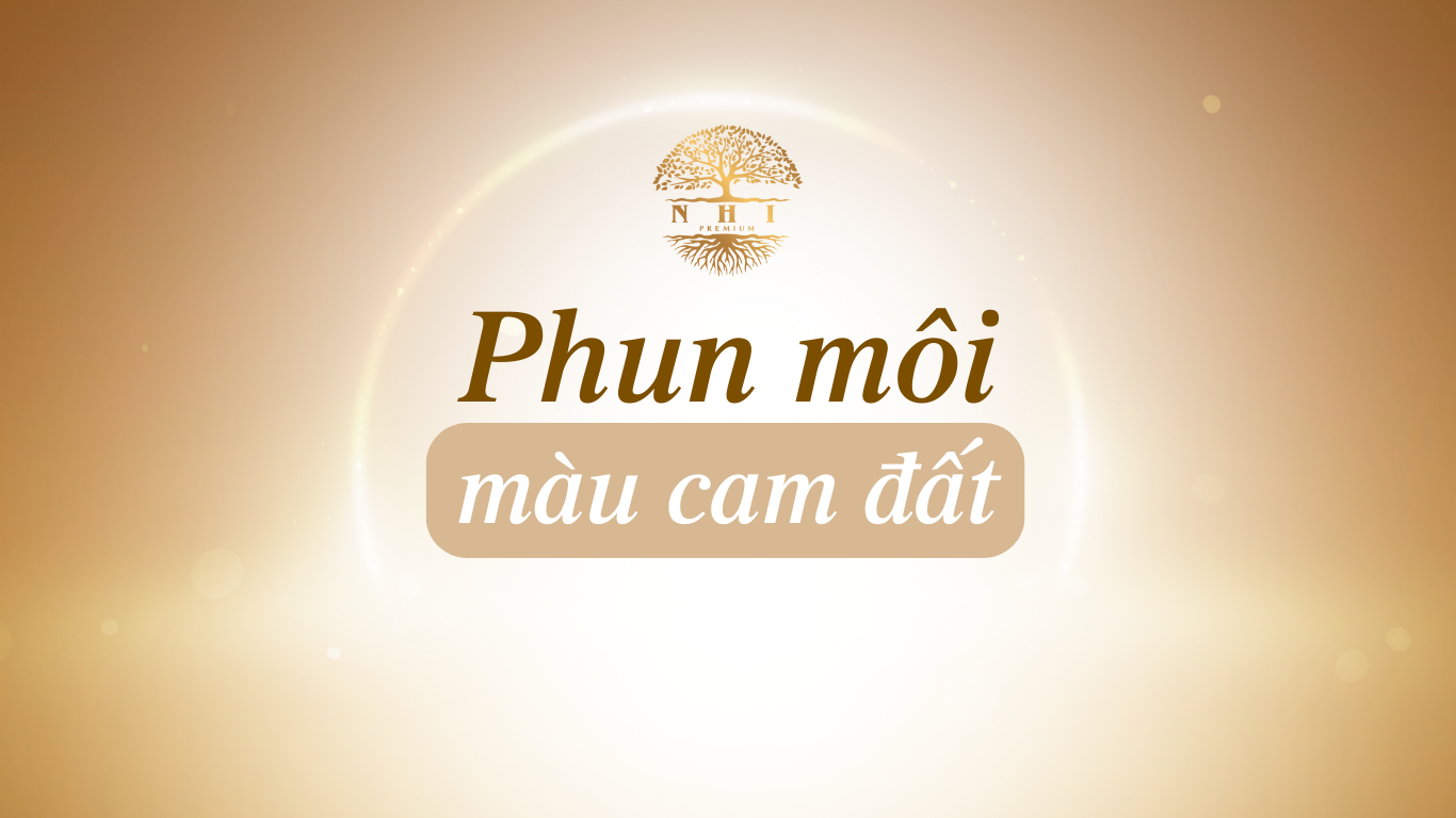 Vì sao nên lựa chọn phun môi màu cam đất